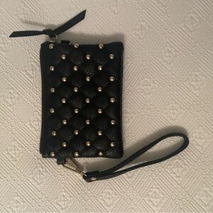 Black Studded Wristlet